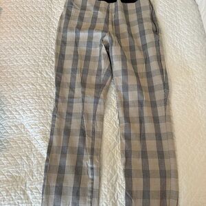 Women’s Gray Plaid Pants